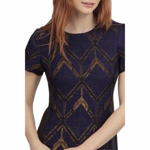 Hutch ALICIA SHEATH DRESS Vegan Leather Panels